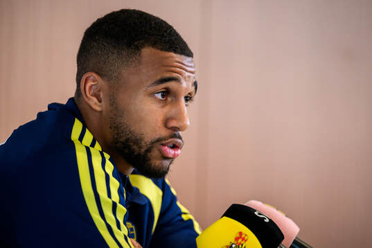 Isak Hien of the Swedish national football team