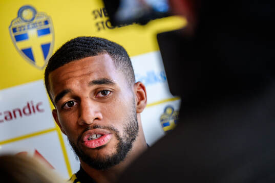 Isak Hien of the Swedish national football team