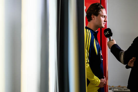 Mattias Svanberg of the Swedish national football team