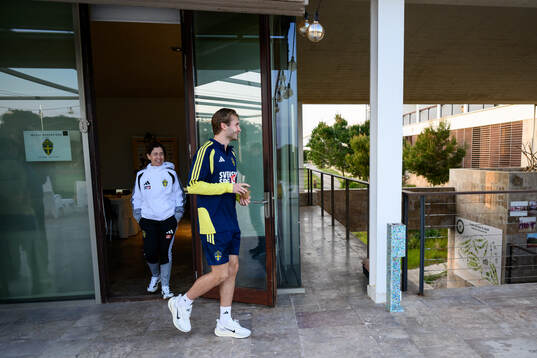 Benjamin Nygren of the Swedish national football team