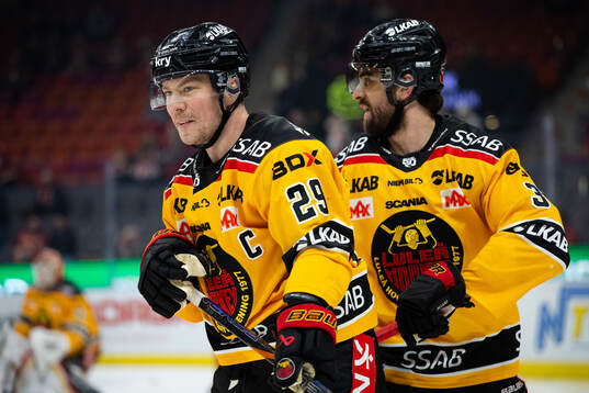 Luleås Erik Gustafsson och Frederic Allard