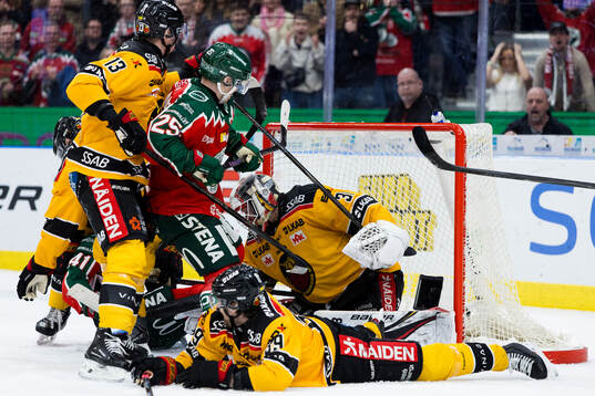 Frölundas Arttu Ruotsalainen och Luleås målvakt Matteus