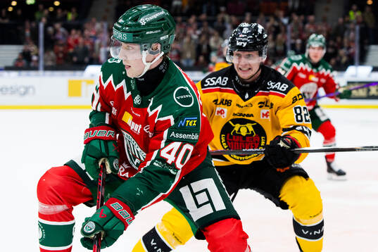 Frölundas Jacob Peterson och Luleås Otto Leskinen