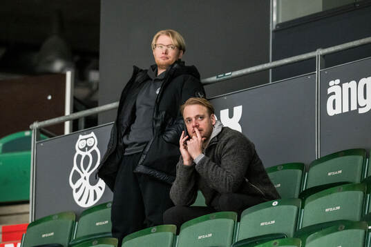 Sportchef Hampus Sjöström assisterande sportchef Jakob
