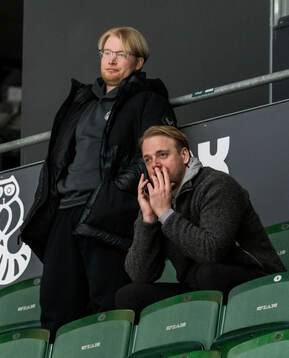 Sportchef Hampus Sjöström och assisterande sportchef
