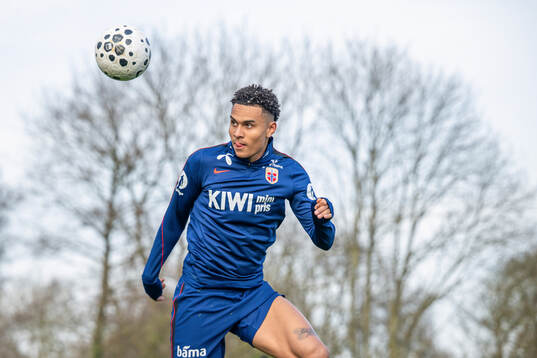 Antonio Nusa of the Norwegian national football team