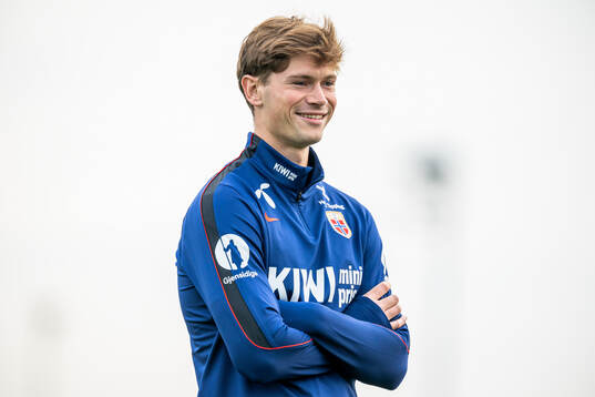 Henrik Falchener of the Norwegian national football team