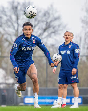 Antonio Nusa of the Norwegian national football team