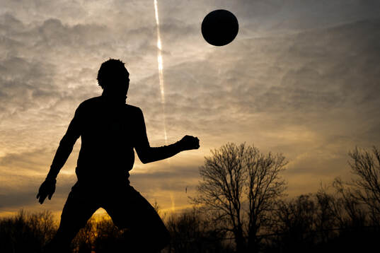 The silhouette of Antonio Nusa of the Norwegian national