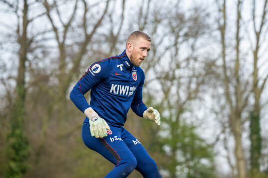 Goalkeeper Egil Selvik of the Norwegian national football