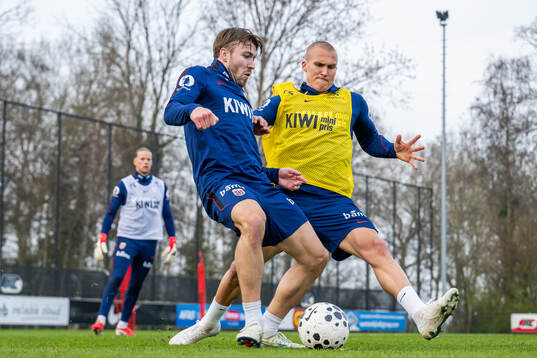 Fredrik André Bjørkan and Leo Østigård of the Norwegian