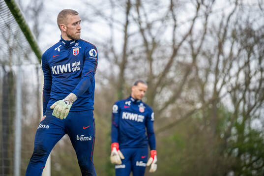 Goalkeeper Egil Selvik of the Norwegian national football