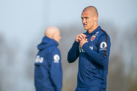 Leo Østigård of the Norwegian national football team