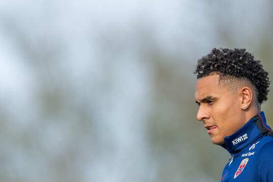 Antonio Nusa of the Norwegian national football team