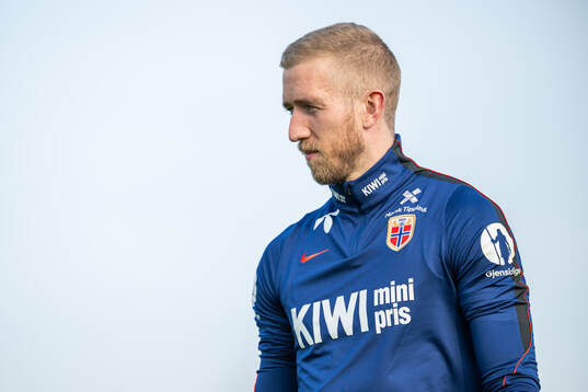 Goalkeeper Egil Selvik of the Norwegian national football