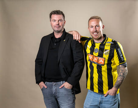 Jens Gustafsson och Mikkel Rygaard, BK Häcken