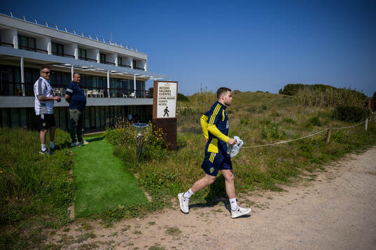 Gabriel Gudmundsson of the Swedish national football team