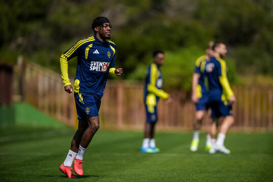 Anthony Elanga of the Swedish national football team