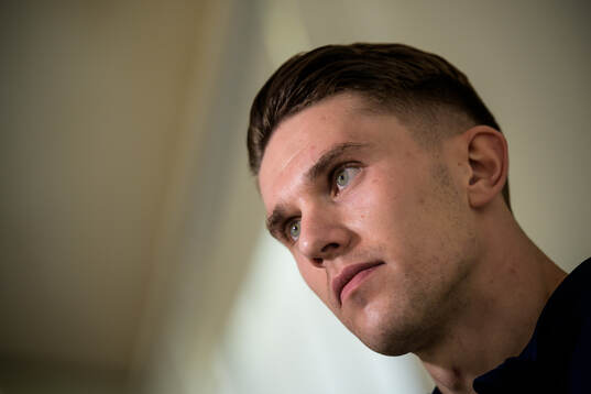 Viktor Gyökeres of the Swedish national football team