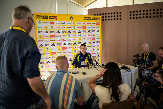 Viktor Gyökeres of the Swedish national football team