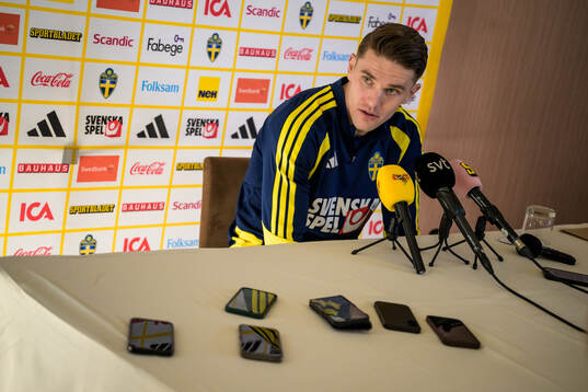Viktor Gyökeres of the Swedish national football team