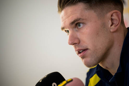 Viktor Gyökeres of the Swedish national football team