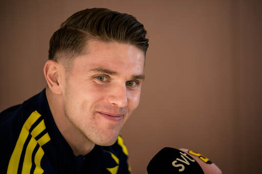 Viktor Gyökeres of the Swedish national football team