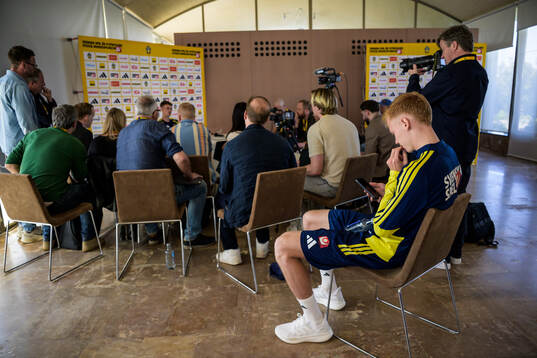 Hugo Larsson of the Swedish national football team when