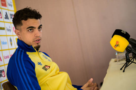 Yasin Ayari of the Swedish national football team