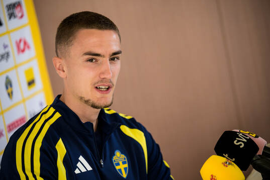 Gustaf Lagerbielke of the Swedish national football team