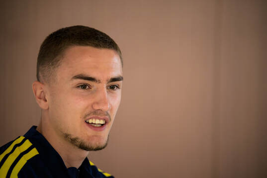 Gustaf Lagerbielke of the Swedish national football team
