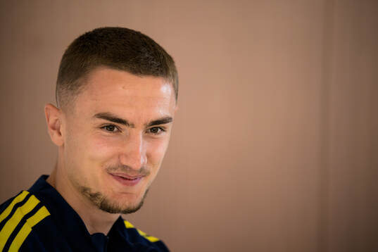 Gustaf Lagerbielke of the Swedish national football team