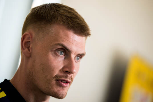 Eric Smith of the Swedish national football team