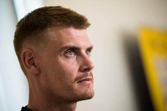 Eric Smith of the Swedish national football team