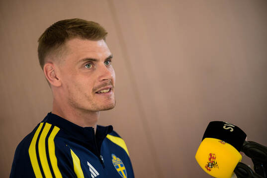 Eric Smith of the Swedish national football team