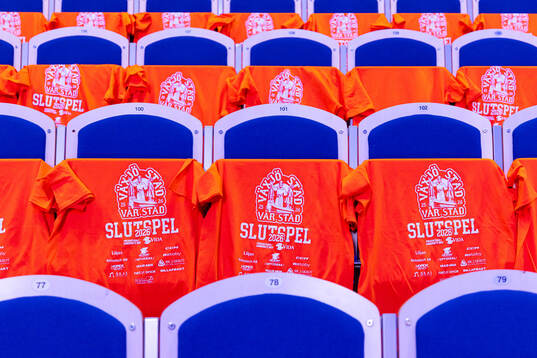 T-shirts på alla sittplatser