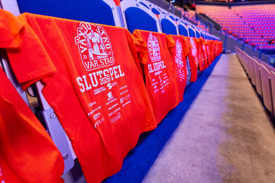 T-shirts på alla sittplatser