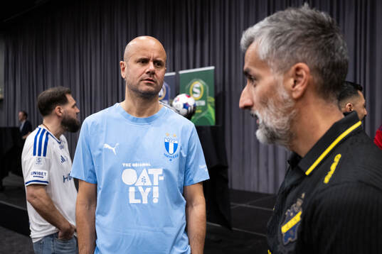 Miguel Angel Ramirez, Malmö FF, och José Riveiro, AIK