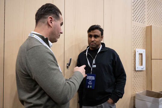 TV4s expert Nordin Gerzic och Kalle Karlsson, Hammarby