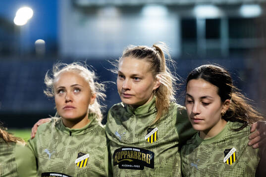 Alva Selerud, Stine Sandbech and Delaney Matriano