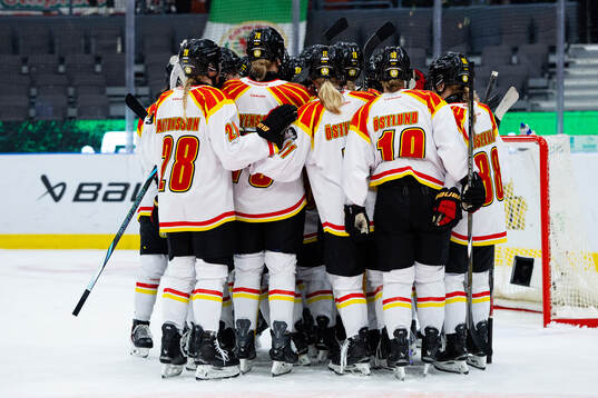 Brynäs spelare jublar