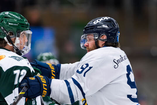 Tingsryds AIFs Hannes Johansson och Visby Romas Niklas