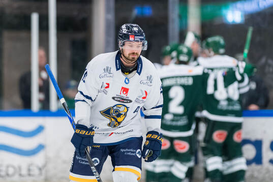 Visby Romas Anton Svensson deppar