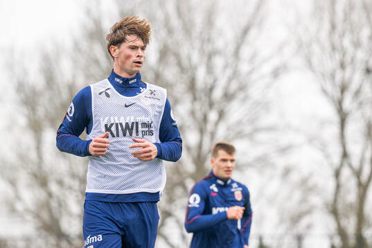 Henrik Falchener of the Norwegian national football team