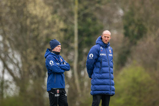 Fitness coach Bjørn Vidar Stenersen and player manager