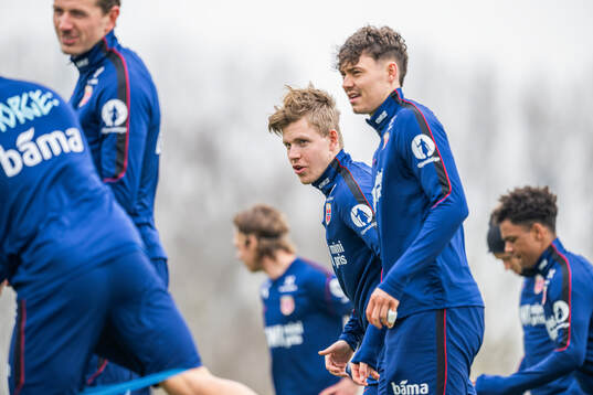 Jens Petter Hauge of the Norwegian national football team