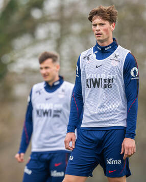 Henrik Falchener of the Norwegian national football team
