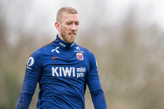 Goalkeeper Egil Selvik of the Norwegian national football