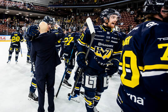 HV71s spelarna jublar