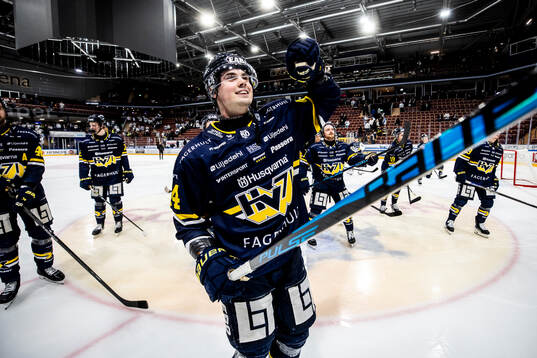 HV71s spelarna jublar